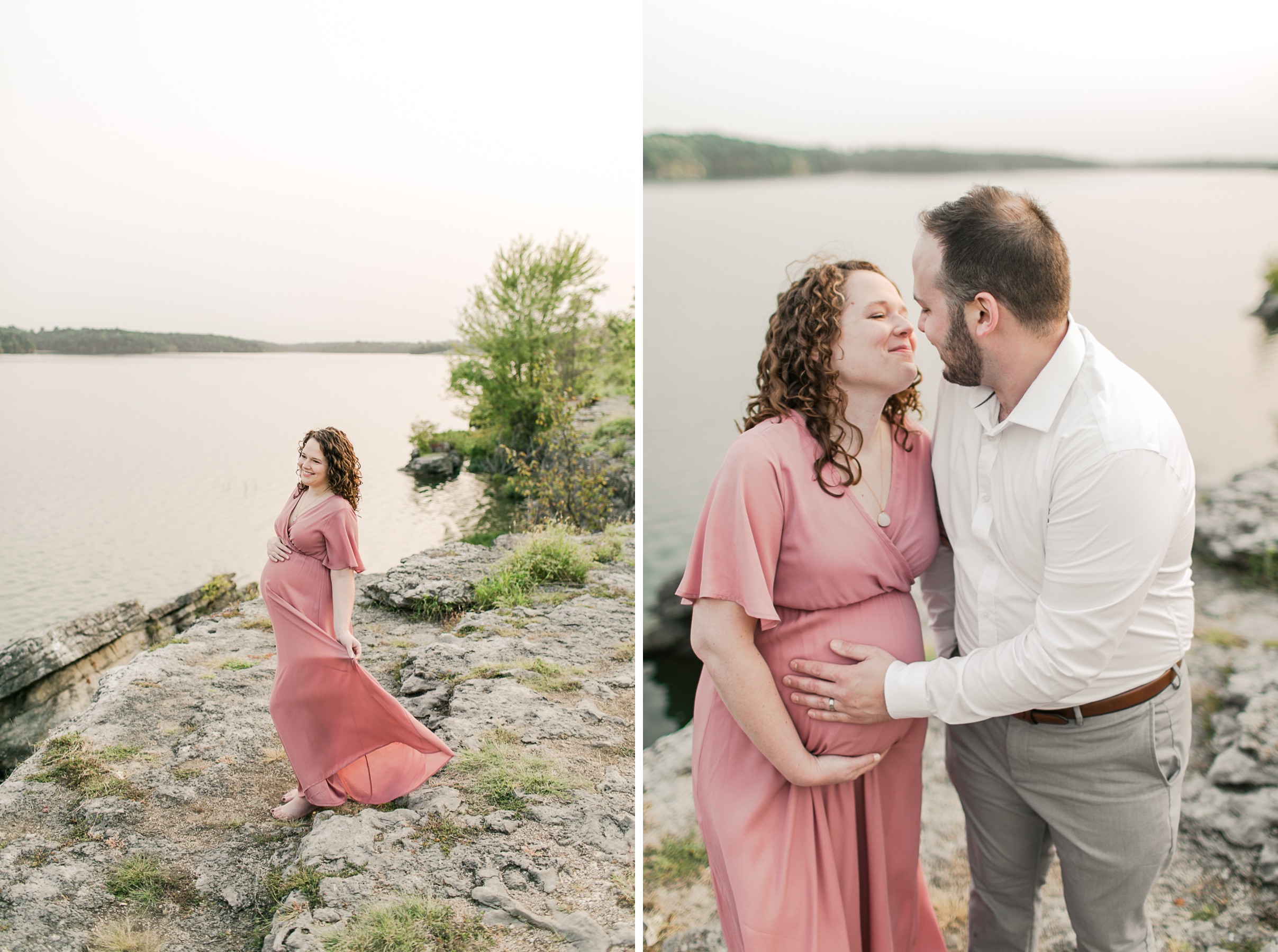 Kansas City Maternity Photographer Alissa Bird Portraits Lake Session