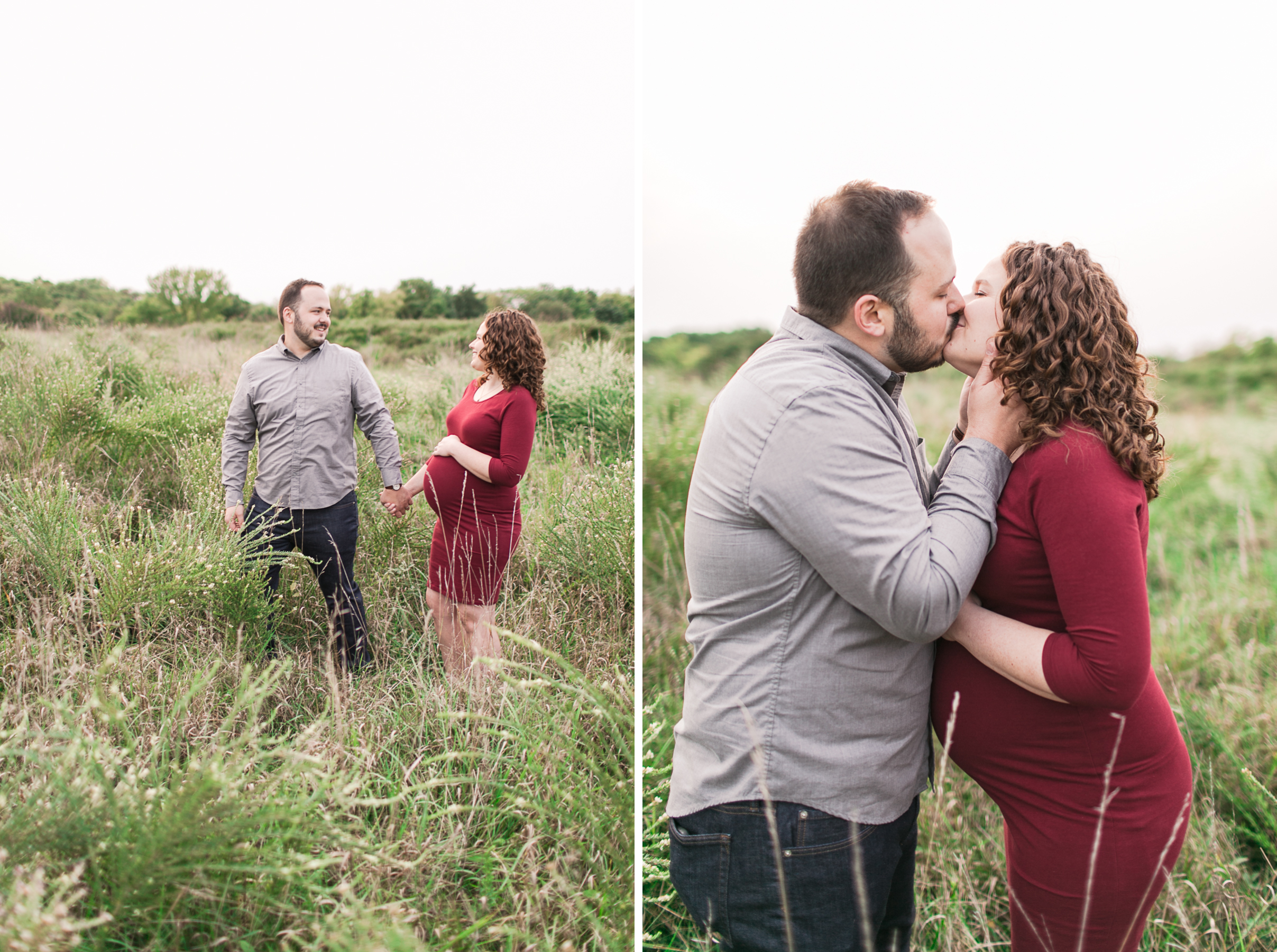 Kansas City Maternity Photographer Alissa Bird Portraits Field & Lake Session