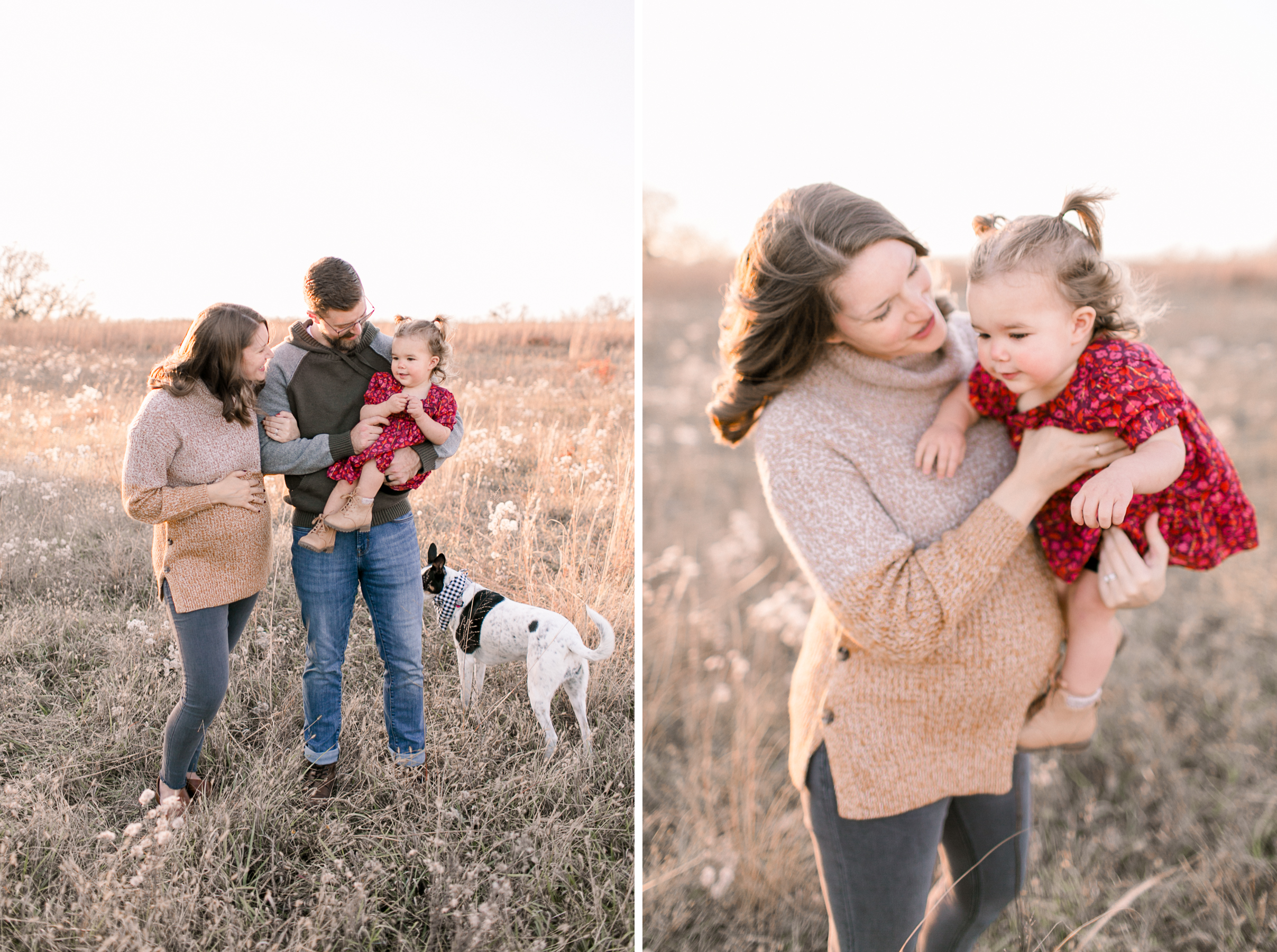 Kansas City Family Photographer - Kansas City Fall Mini Sessions - Fall Field Photos