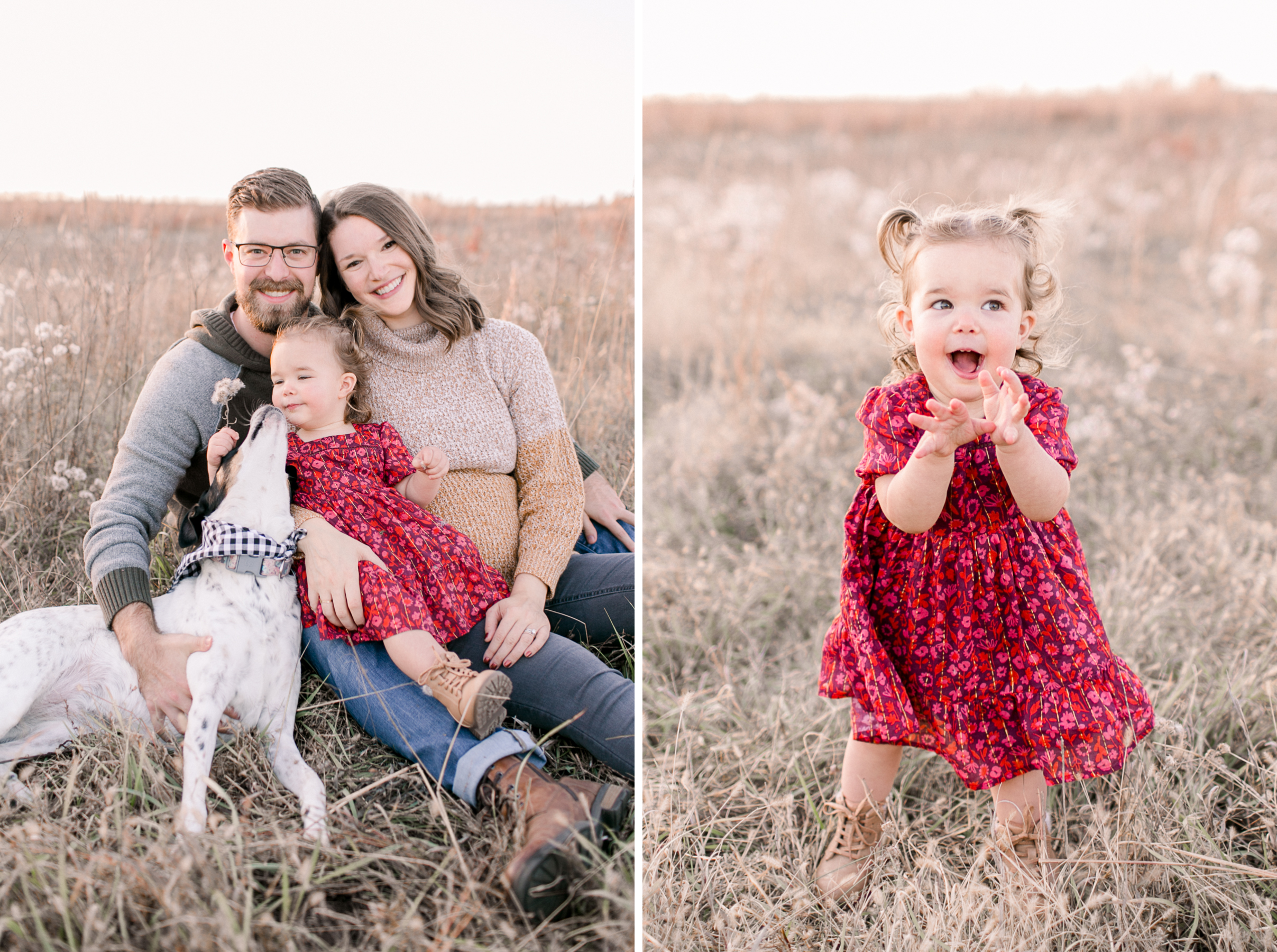 Kansas City Family Photographer - Kansas City Fall Mini Sessions - Fall Field Photos