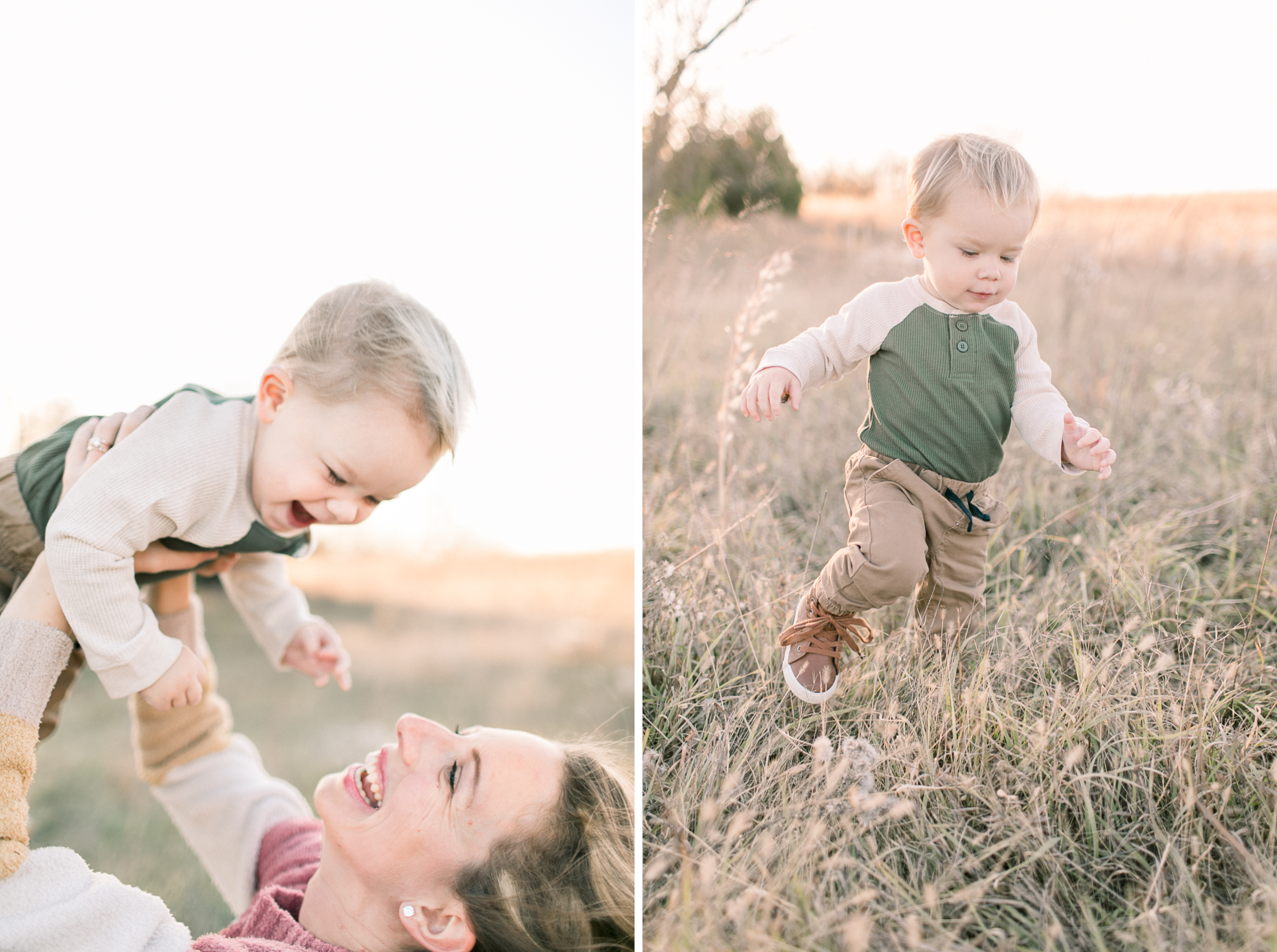 Kansas City Family Photographer - Kansas City Fall Mini Sessions - Fall Field Photos