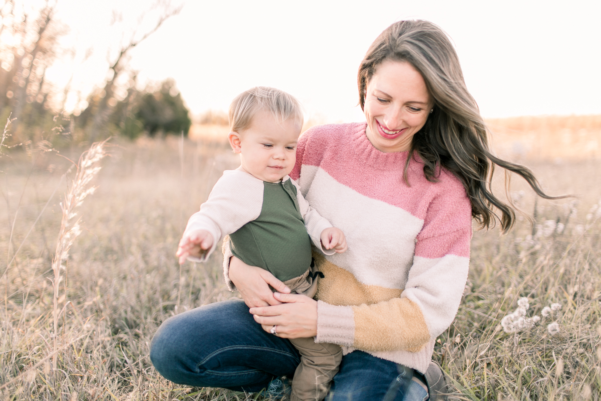 Kansas City Family Photographer - Kansas City Fall Mini Sessions - Fall Field Photos