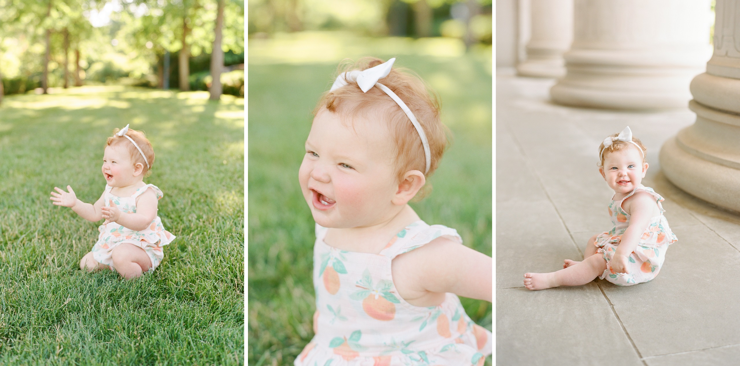 Kansas City Baby Photographer 1 year milestone photos KC film photographer Alissa Bird Portraits