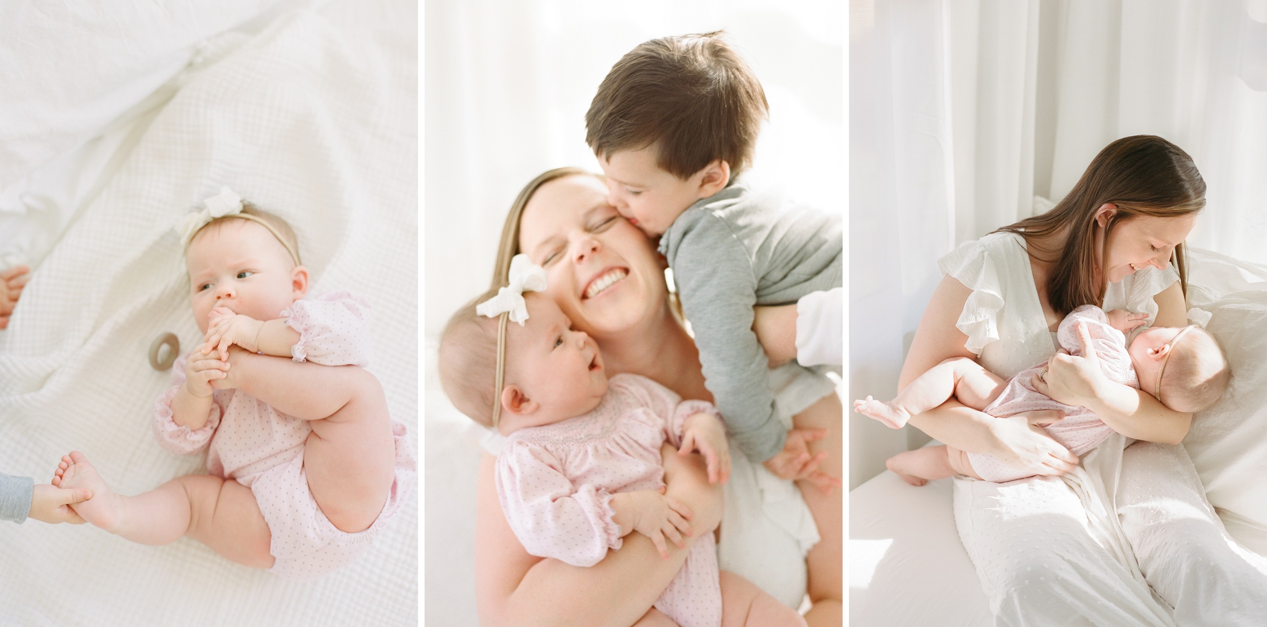 Kansas City Baby Photographer 6 month milestone studio session