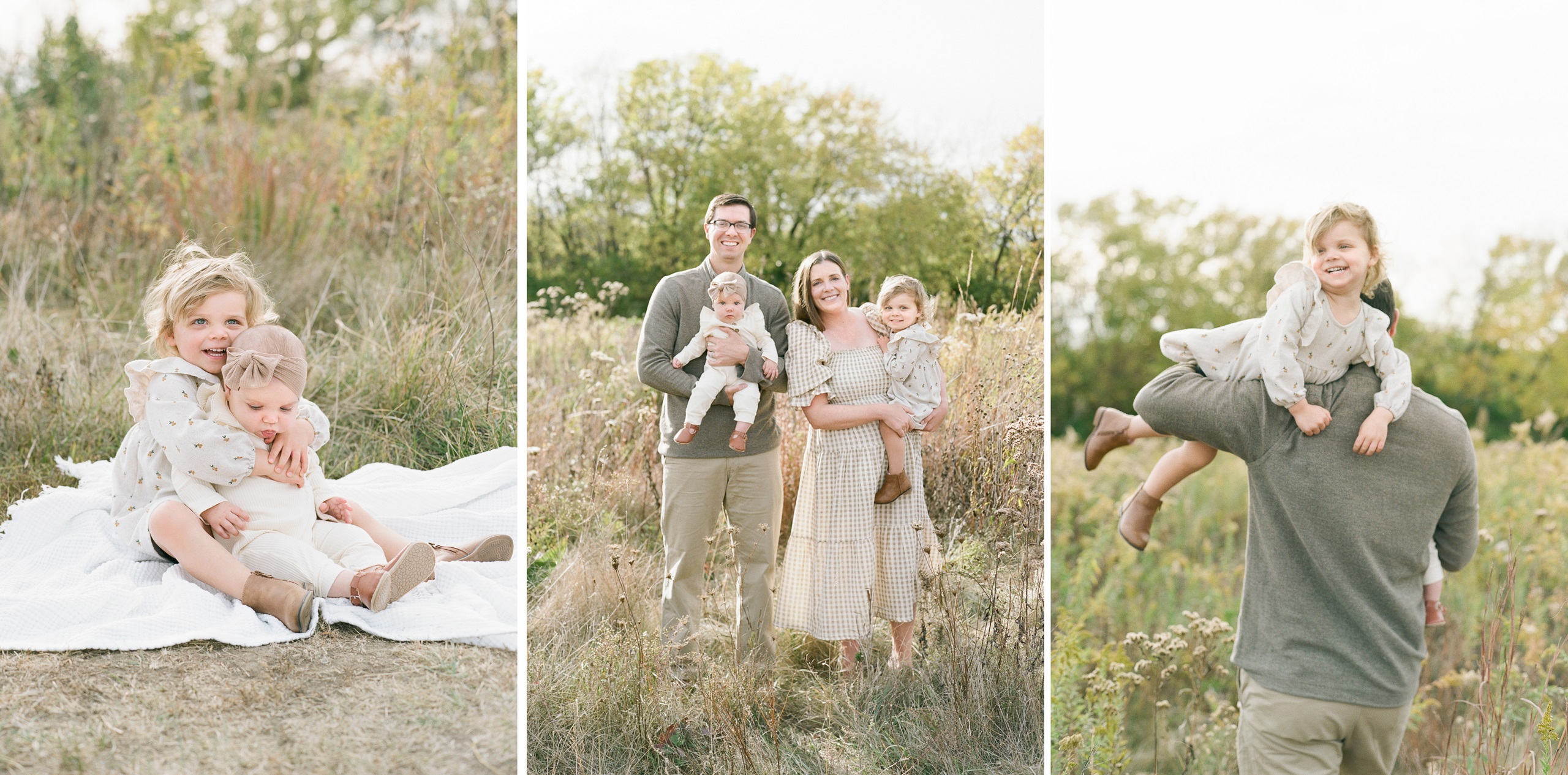 Kansas City Fall field family photos KC film photographer Alissa Bird Portraits