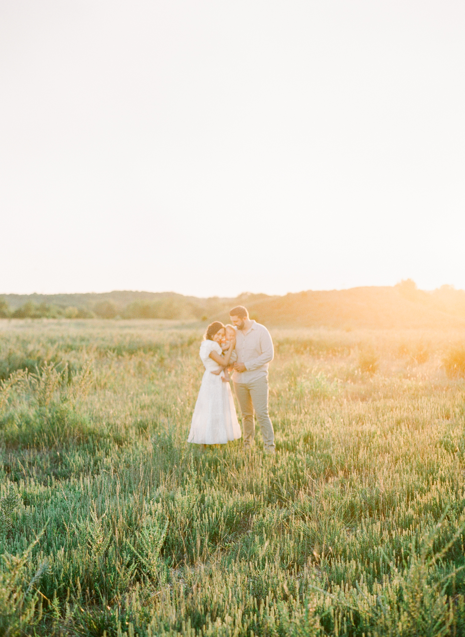 Kansas City Family Photographer KC fall field family photos Missouri film photographer