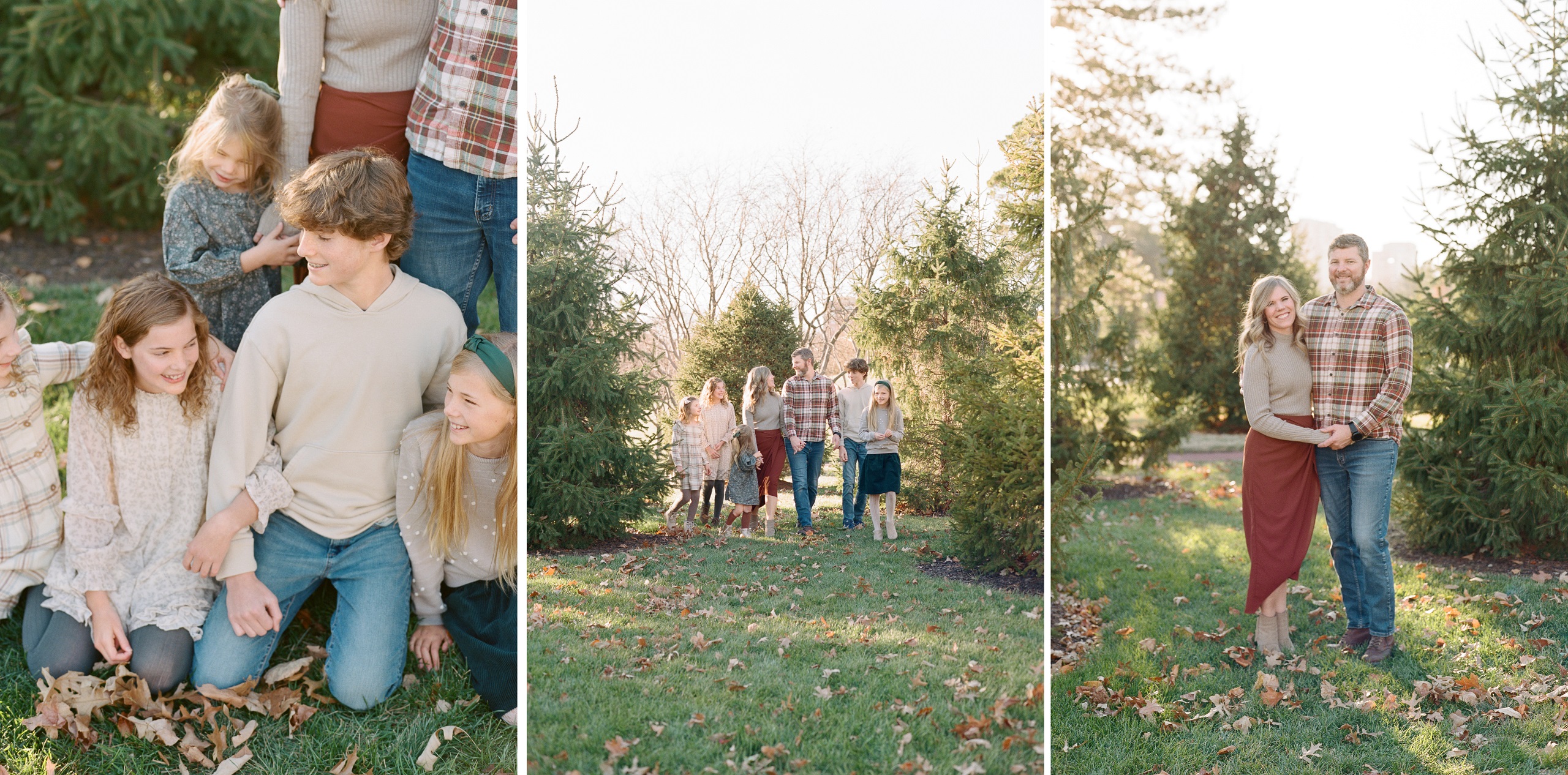 Kansas City holiday family photos KC family photography missouri film photographer