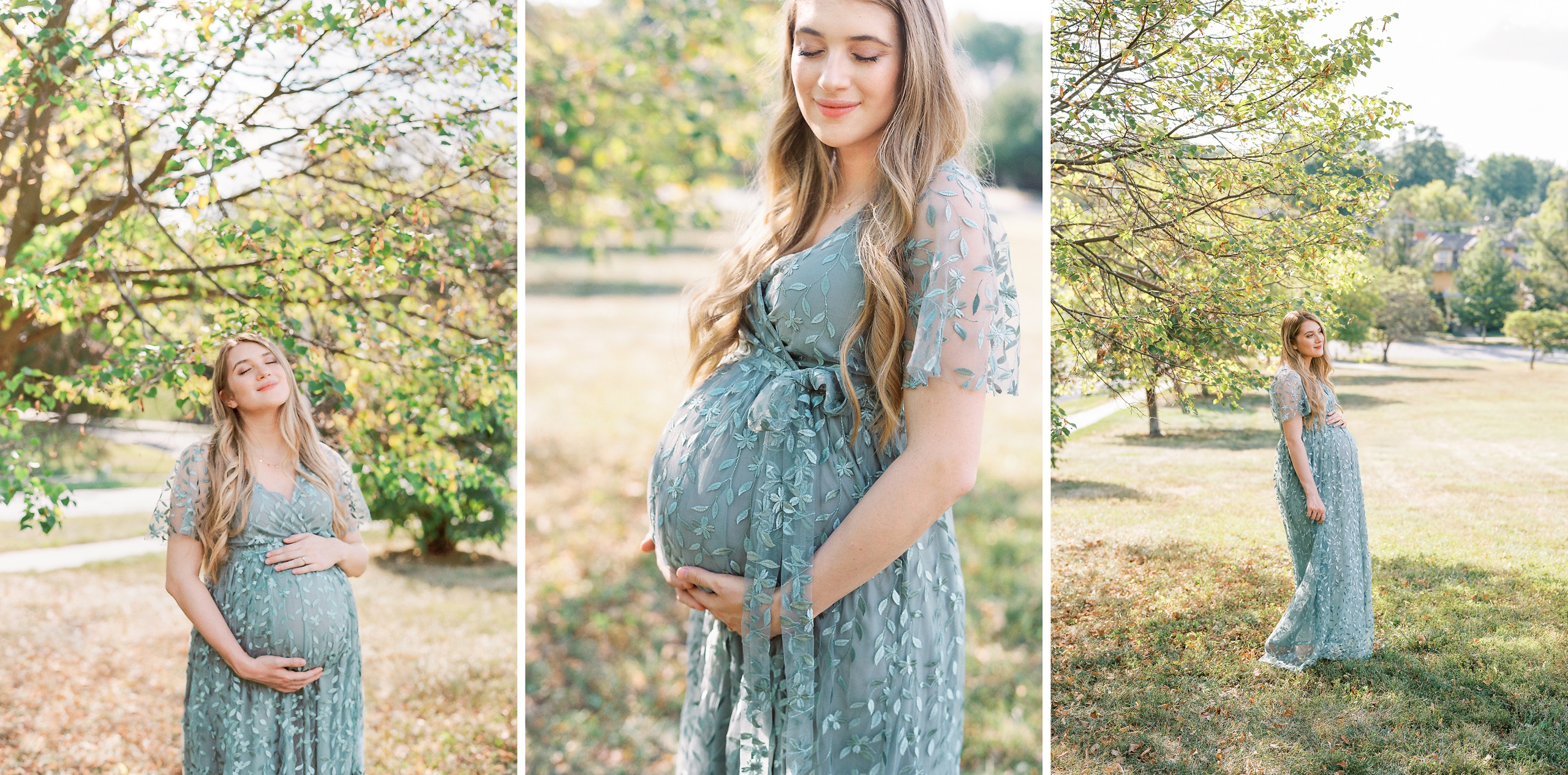 Simple Fall Maternity Session in Kansas City mama expecting her first baby KC Maternity Photographer