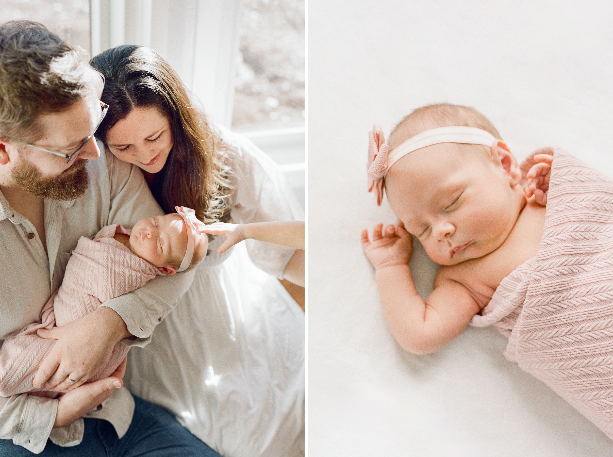 1 - Newborn session at home in overland park, KS in January Kansas city newborn photographer