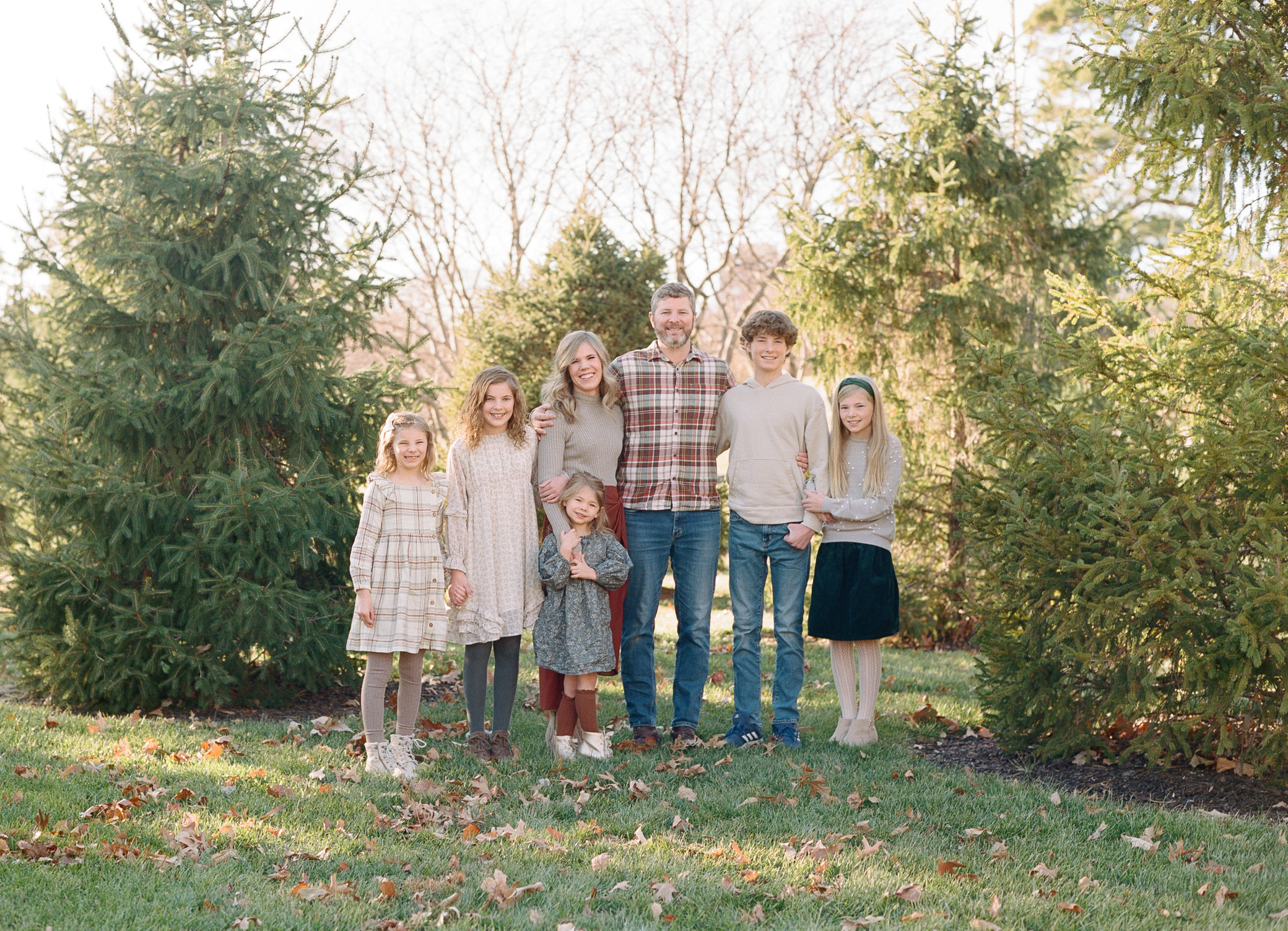 2 - Kansas City Family Photographer Holiday photos for family of 7 Alissa Bird Portraits
