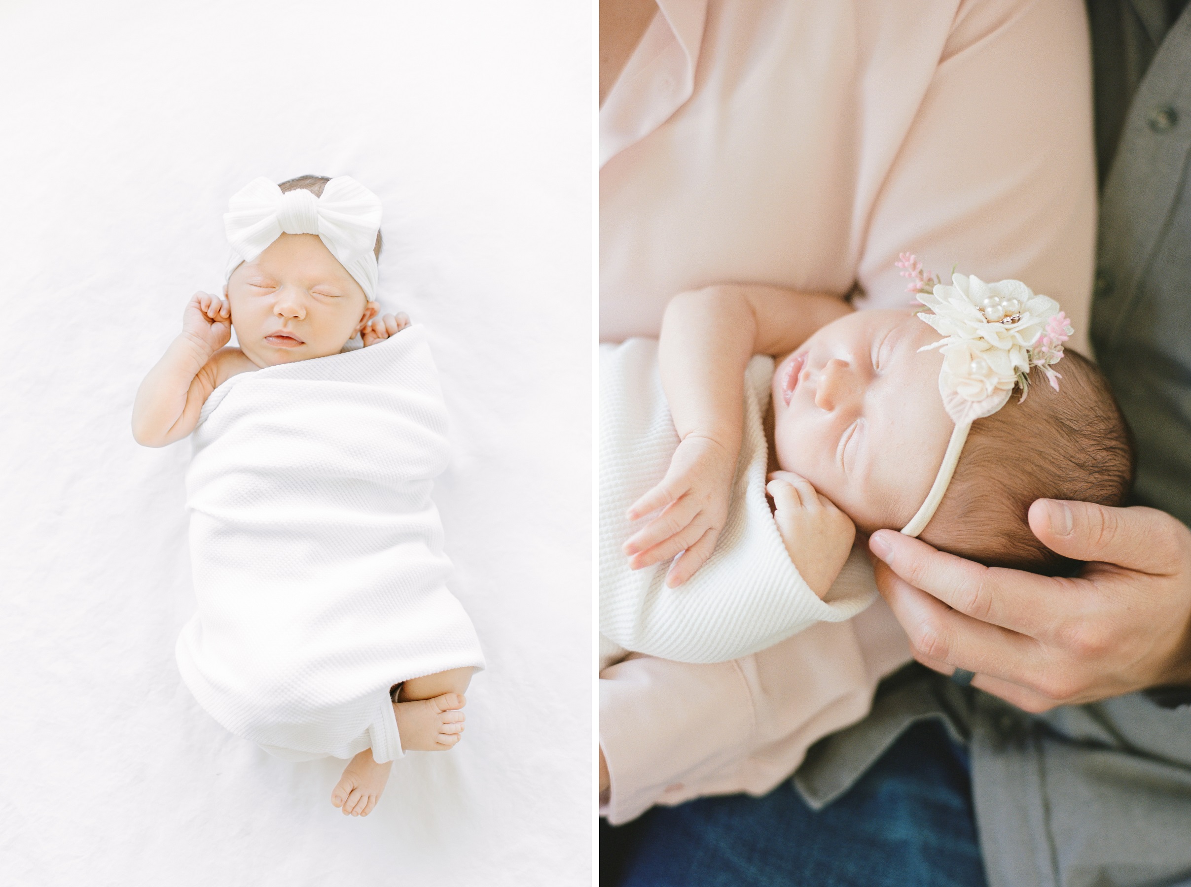 Kansas City Newborn Photographer in-home session simple and classic newborn photos by Alissa Bird Portraits